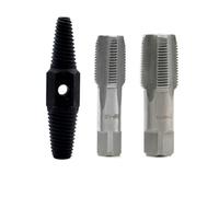 3PCS 1/2" 3/4" Wire Screw Extractor Water Pipe Thread Thread Extractor Extractor Extractor Tool Set Tap Extractor Repair Tape Plumbing Repair Water