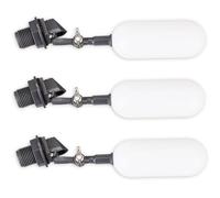 3pcs 1/2in Float Ball Valve, Water Tank Swamp Cooler Float Valve Ballcock Ball Cock with Adjustable Arm Automatic Water Level Control for Livestock Troughs Aquariums Ponds Hydroponics