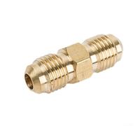 3pcs 1/4 Inch LH Double Nipple Brass Gas Connector Fitting for Propane Hose Extension Tank Valve Adapter