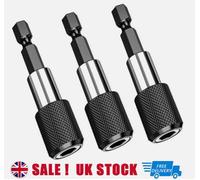3Pcs 1/4" Makita Dewalt Aeg Impact Driver Hex Drill Holder Screw Screwdriver Bit