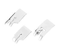 3Pcs 1/4in Quilting Foot Joining Presser Foot Stitching Sewing Machine for Low Shank Domestic Sewing Machines Stainless Steel Silver