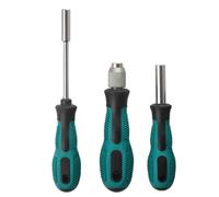 3Pcs 1/4Inch Hexagonal Screwdriver Bit Holder Handle Set Offering Quick Changes Direct Insertion Functionality Screwdriver Bit Holder