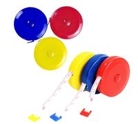 3pcs 1.5m 60inch Portable Soft Tape Measurement Sewing Tailor Ruler Push Button Retractable Tape Measure with Plasitc Cover for Clothing Measuring Children'S Height