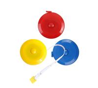 3pcs 1.5m 60inch Portable Soft Tape Measurement Sewing Tailor Ruler Push Button Retractable Tape Measure with Plasitc Cover for Clothing Measuring Children'S Height