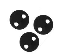 3pcs 1/8 Violin Mute Rubber Accessories For Practice And Durability