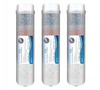 3pcs 10-inch Universal in-line Water Replacement Filter, PH and Re-Mineralize, Post Filter, for Under-Sink or Reverse Osmosis System