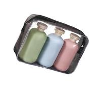 3PCS 100/200/300ML Travel Refillable Squeeze Bottles Portable Leakproof Containers For Shampoo Lotion Cream Conditioner