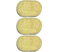 3PCS 100% Natural Exfoliating Loofah Multi-Function Soap Saver Bundle - Shower Scrubber Sponge Bath Brush - Soap Dish Soap Holder Accessory - Soap Mat Filling Piece - Pouch Holder for Shower Bath