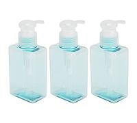 3PCS 100ml Pump Bottle Plastic Empty Shampoo Body Wash Lotion Container for Travel