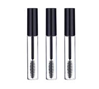 3pcs 10ml Empty Mascara Tube Wand Eyelash Cream Container Bottle with 3 Rubber Inserts 3 Funnels 3 Transfer Pipettes (3 Pcs)