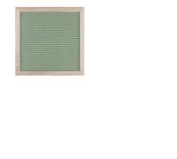 3pcs 10x10 Inch Letterboard Letters Felt Letter Board Corkboard Home Decor Oak Wood Message Boards Convey Information for Photos(Green)