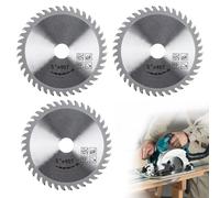 3PCS 115mm Circular Saw Blade, 4.5"" Angle Grinder Circular Saw Blade, 40 Teeth Woodworking Saws Blade for angle grinder for Wood Cutting