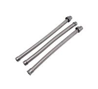 3Pcs 12"&10 1/2" Stainless Steel Conduit Flexible Wire for Chevy Truck Taillight Headlights Fog Lamp Horn Multi Use