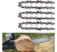 3pcs 12 Inch Chainsaw Chain 3/8" LP Pitch, 043" Gauge, 44 Drive Links Fits STIHL, ECHO and More