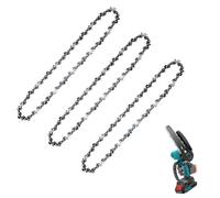 3PCS 12 Inch Chainsaw Chains, Mini Chainsaw Chain Replacement for Cordless Handheld Chainsaws, Low-Kickback Small Chainsaw Blade for Tree Trimming and Wood Cutting (45 Drive Links) (3 PCS 12In)