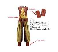 (3pcs, 120cm) Raya And Movie The Last Dragon Cosplay Costume Fancy Set Performance Costume