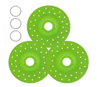 3Pcs 125mm Diamond Tile Cutter Disc Set Ultra-Thin Glass Cutting Disc for Angle Grinder Smooth Grinding Discs for Porcelain,Ceramic,Marble & Rock Slabs