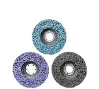 3Pcs 125mm Rust Remover Wheel Disc Abrasive Angle Grinding Stainless Steel Polishing for Motorcycles Grinder Car Grinder Disc Polishing Wheel(3PCS Set,125 22mm)