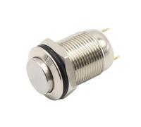 3pcs 12mm Waterproof Momentary High Round Metal Push Button Switch Car Start Speaker Bell Automatic Reset