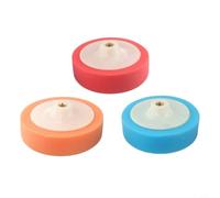 3pcs 150mm Car Buffing Pads for m14 Reusable Sponge 3pcs 150mm(A) | for m14 thread fit, 6in/150mm diameter, soft foam material, rinse and reuse, cost-effective set