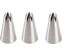 3Pcs 1M Piping Tip for Cake Decorating Supplies,Icing Piping Tip Nozzle,Cake Decorating Tips for Baking Supplies,Fit for Box Cake Cupcake Sugarcraft Decorating,Icing and Piping Tips,Decorating Tools