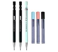 3pcs 2.0 mm Mechanical Pencil with Black Lead Refills, Cute Kawaii Pencils for Draft Drawing Writing Crafting Art Sketching Office School Supplies Korean Stationery, Random Color