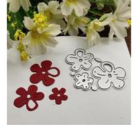 3Pcs 2.4 x 4.37 Inch Cherry Blossom Metal Cutting Dies Stencils for Card Making Scrapbooking Album Photo Crafts,Card Dies Décor