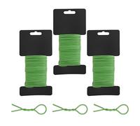 3Pcs 2.5mm Garden Wire, Diameter Flexible Soft Twist Ties, Reusable Weatherproof Long Thick for Plant Support, 30M Plastic Coated Tie Wire for Gardening, Tomato, DIY Craft Projects, Organising