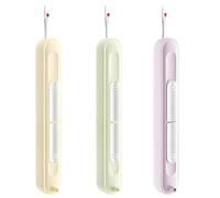 3Pcs 2 in 1 Automatic Needle Threaders Seam Ripper Stitch Unpicker Tool Quilting Supplies Sewing Kit Unpicker Sewing Tool Sewing Accessories Sewing Tools Seam Rippers for Sewing