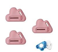 3pcs 2-in-1 Magnetic Seam Guide, Cloud-Shaped Magnetic Hemmer Guide Magnet with Built-in Retractable Seam Ripper Tools Universal Sewing Machine Accessory (Pink,2.4 * 1.7in)