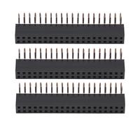 3pcs 2 X 20 Pins 2.54mm Pitch Female Dual Row