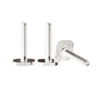 3PCS 20X20mm*M6*35mm T-Bolts Fit for Thule for Free for Ride 532 T Track Roof Mount Cycle for Carrier Screws Studs Bolt