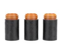 3pcs 220854 Plasma Cutter Retaining Cap Copper Consumable Compatible with for Hypertherm 45XP6585105 HRT HRTs MRT for Smooth Cutting of Carbon Steel Stainless Steel