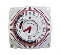 3PCS 24 Hour Timer,Mechanical 24 Hours Timer Switch Industrial Timing Device Panel Switch Protect for Lights, Lamp and Home Appliances