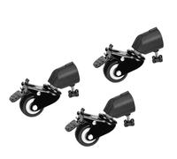 3Pcs 25MM Diameter Photo Studio Caster Wheel Tripod Pulley Heavy Duty for Light Stand Boom Easy Installation Lighting Casters