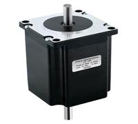 3Pcs 2Phase Nema23 57 Stepper electronic starter 2Nm 270ozin 3A 76mm 8mm Shaft 57HS76 Step Engine 4 Lead(Dual Shaft,6.35mm)
