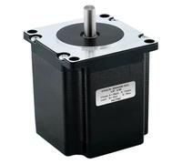 3Pcs 2Phase Nema23 57 Stepper electronic starter 2Nm 270ozin 3A 76mm 8mm Shaft 57HS76 Step Engine 4 Lead IINKUEYK(Single Shaft,6.35mm)