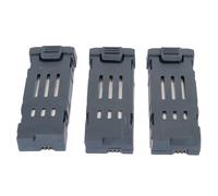 3pcs 3.7V 600mAh UAV Lithium Battery High Capacity Quadcopter Lithium Battery with Charging Cable for E58 E68 JY109 998PRO and This Battery for Quadcopter is Easy to and UAV
