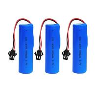 3Pcs 3.7V 800mAh Li-ion Battery Pack RC Replacement Rechargeable Battery Pack Built-in 14500 * 1 Cell for Toys,Drone,Remote Control Car Accessory