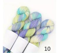3PCS 300g Set Gradient Hand-Dyed Wool Blend Yarn for DIY Knitting Scarves Sweaters 270Meter/Roll Rainbow Magic Ball Yarn
