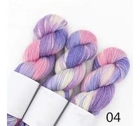 3PCS 300g Set Gradient Hand-Dyed Wool Blend Yarn for DIY Knitting Scarves Sweaters 270Meter/Roll Rainbow Magic Ball Yarn