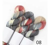 3PCS 300g Set Gradient Hand-Dyed Wool Blend Yarn for DIY Knitting Scarves Sweaters Rainbow Magic Ball Yarn