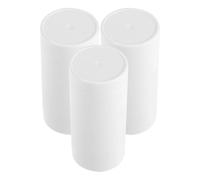3pcs 30g Refillable Twist-up Deodorant Stick Tubes White | Pp Build, Bottom-fill Design, Portable Pack for Daily Use and Business Trips