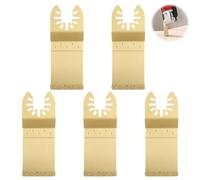 3PCS 35mm Carbide End Cut Multi Tool Blades for Bricks Plaster and Grout Removal Cutter Saw Set Compatible with Dewalt Wolf Stanley Worx Fein Multimaster Bosch Makita Etc Oscillating Multitool (Five)