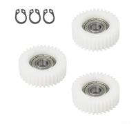 3Pcs 36 Teeth E-Bike Wheel Hub Motor Planetary Gears With Bearing For Bafang Rear Motor, 38Mm Diameter Nylon Motor Gear, Electric Bicycle Planetary Gear Kit