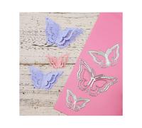 3Pcs 3D Butterfly Metal Die Cuts, Butterfly Die Cut for Card Making Butterfly Frame Cutting Dies