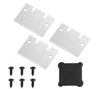 3pcs 3D Printer Cooktop Scrapers for Bambu Lab, 3D Printer Scraper Knife Tip Blades Replacement 3D Printer Accessories Tool with 6pcs Screws and 2pcs Protective Cases for Maintaining Cooktop