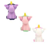 3pcs 3D Unicorn Popping Out Eyes Age 3+ Squeeze Toy for Kids,Funny Pinch Toy Stress Relief Toy Novelty Fidget Toy Hand Squishy Squeeze Toys for Kids Adult,Relieve Stress,Christmas Stocking Fillers