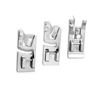 3pcs 3mm 4mm 6mm Narrow Roll Hem Sewing Machine Press Set Sewing Accessories for Sewing