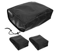 3pcs 3pcs Trailer Jack Cover Waterproof Oxford Cloth for Rv Trailer | UV Resistant Dust Shielding, Easy Installation, 14x10x5 Inch Size, Black Oxford Cloth Construction